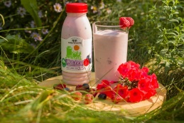Питьевой йогурт Малина-Черника